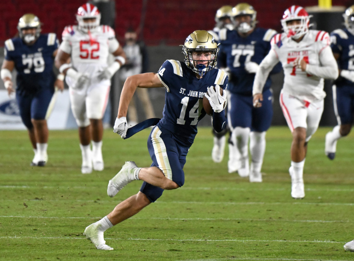 Mater Dei vs St John Bosco CIF Southern Section D1 Final November 24, 2023 Photo-Heston Quan12